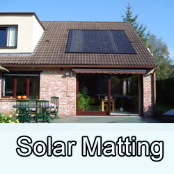 Swimming pool solar heating